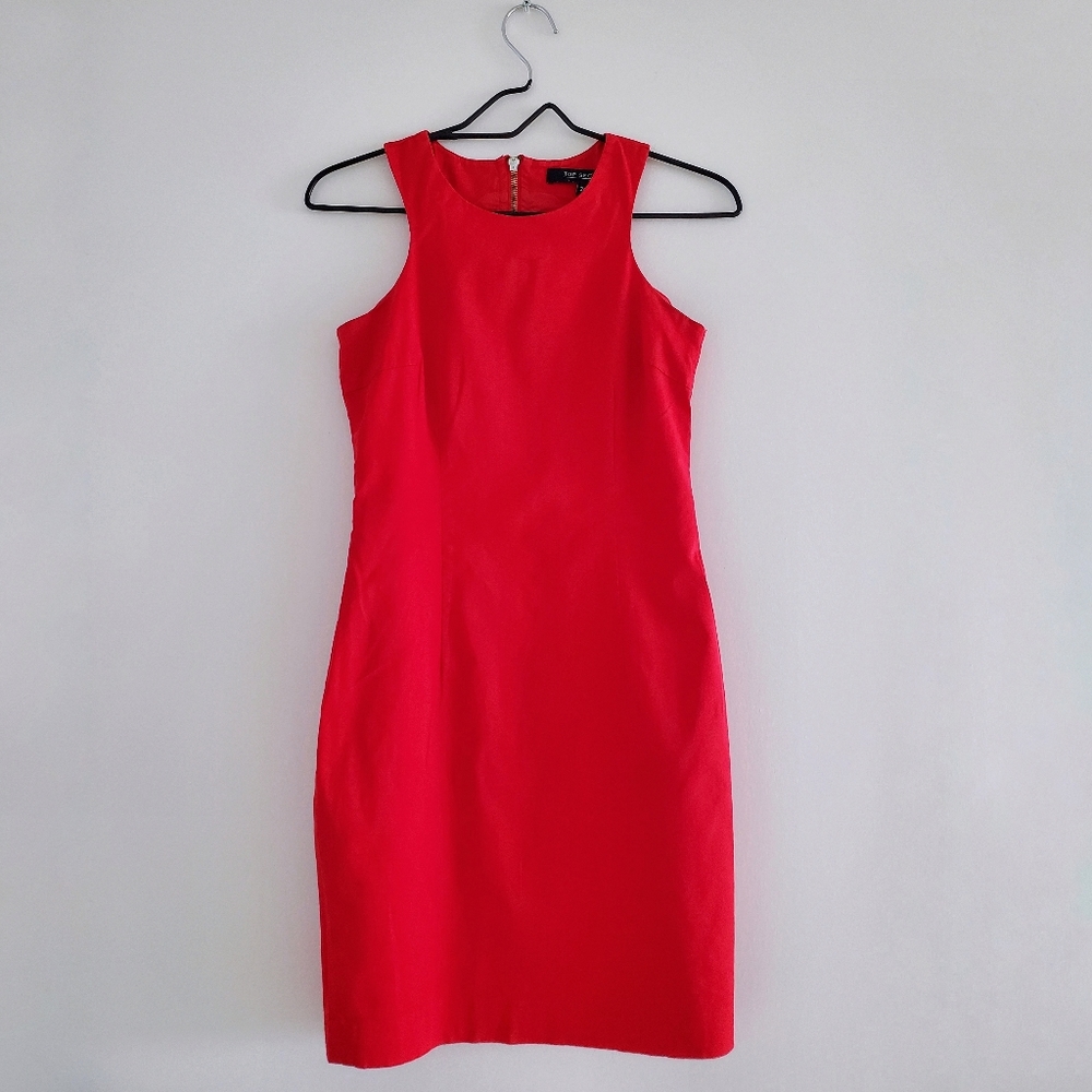 Sleeveless Fitted Dress. It’s a little tight on me but super cute.